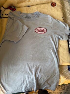 Von Dutch Short-Sleeve Tee with  graphic on back , classic vintage style
